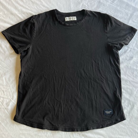 Abercrombie & Fitch Men’s X-Large Black Relaxed Fit Soft A&F Tee - Picture 1 of 5